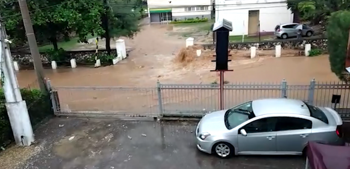 Rains Lashed Ocho Rios Causing Flooding