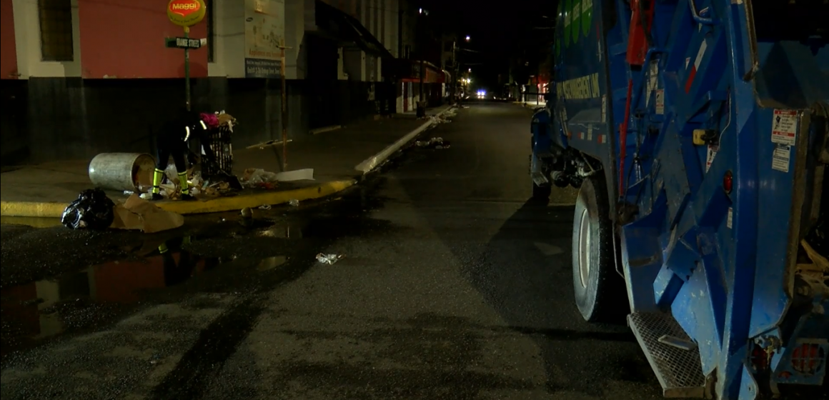 NSWMA Cleans the Streets of Downtown Kingston